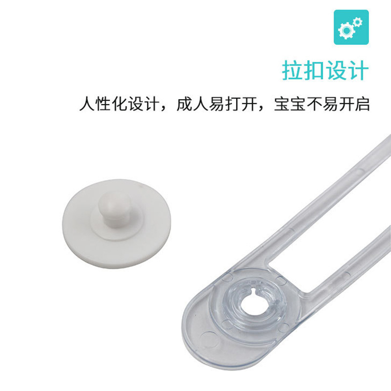 Baby multi-functional anti-pinch hand drawer lock pic 2