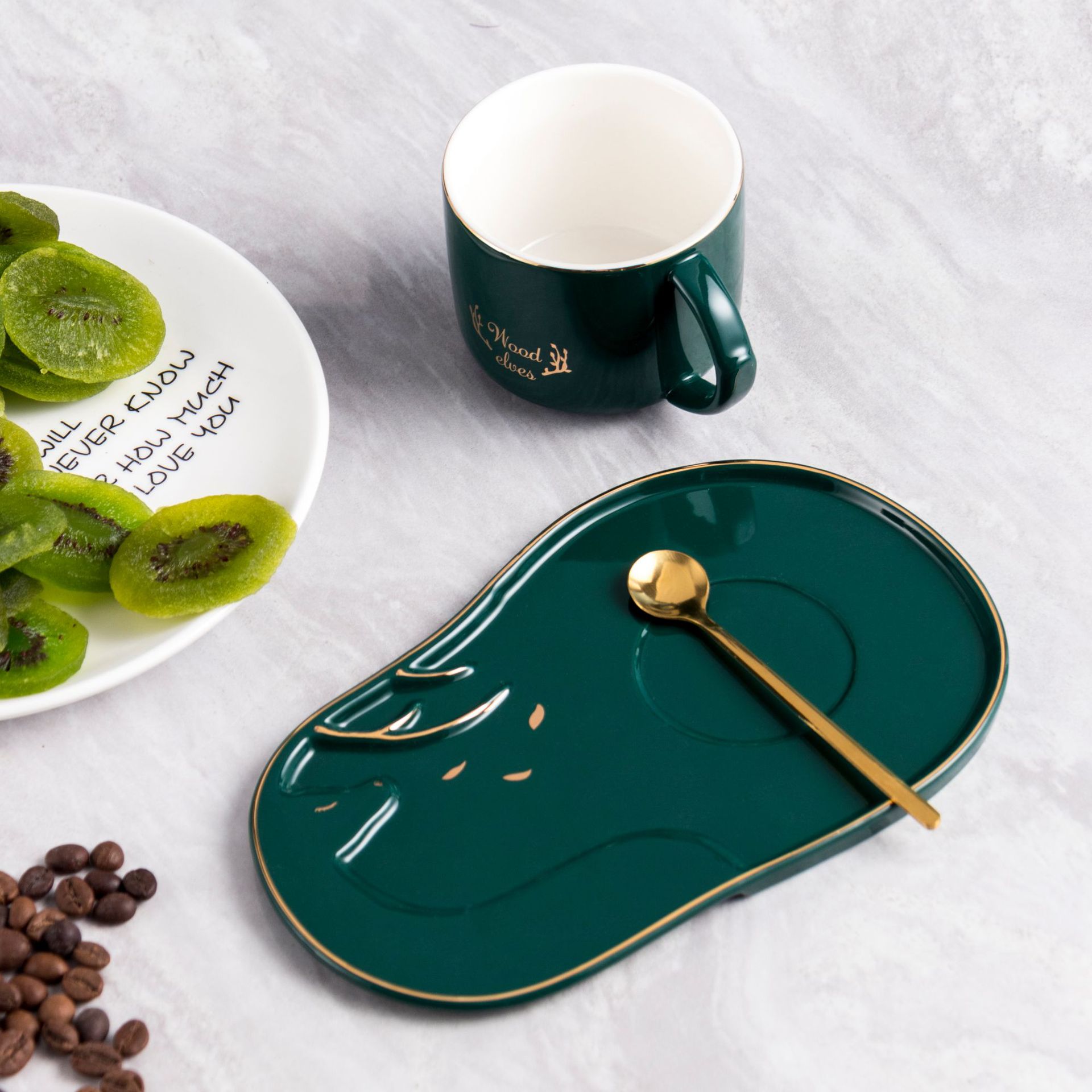 创意小精致下午茶茶杯陶瓷咖啡杯杯盘套装欧式高颜值家用茶具详情8