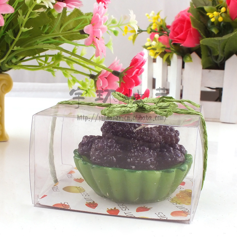Factory direct sales of candle simulation fruits. Birthday candles, scented candles, wedding candles pic 4