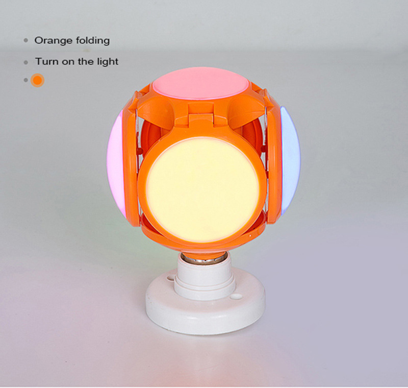 Factory direct sales of LED football lamp e27 ultra-bright constant current foldable bulb 40W, new type of folding ball bulb for export pic 18