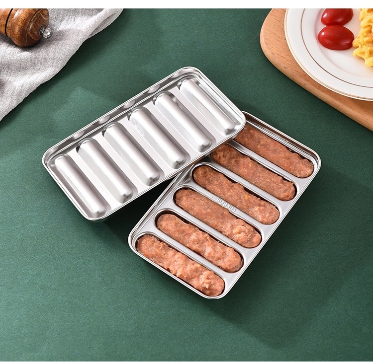 304 stainless steel sausage mold, sausage for babies, baby food, steamed cake for infants, homemade sausage mold, heat-resistant pic 17
