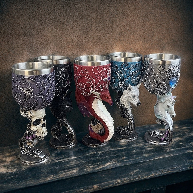 Personalized decorated retro cocktail cups, high appearance level, creative and spoof cups, high-end gift ornaments, wine glasses pic 14