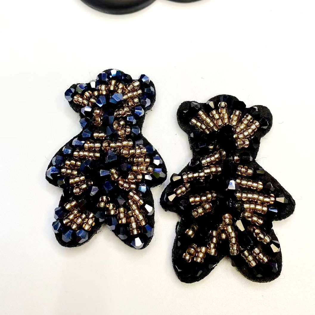 Versión coreana hecho a mano cristal ositos accesorios accesorios para el pelo tocados accesorios de dibujos animados zapatos y sombreros accesorios de ropa accesorios accesorios fábrica lote recto pic 9