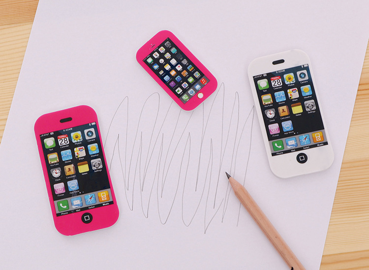Creative mobile phone-shaped eraser, mobile phone eraser, student eraser, student stationery wholesale Taobao supply pic 4
