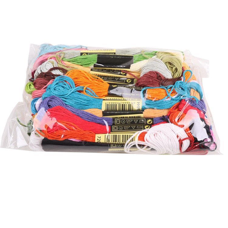 Cross-stitch thread matching, missing thread, supplementary thread, 50-color hand-woven thread, pure ecological cotton embroidery thread factory direct sales pic 10