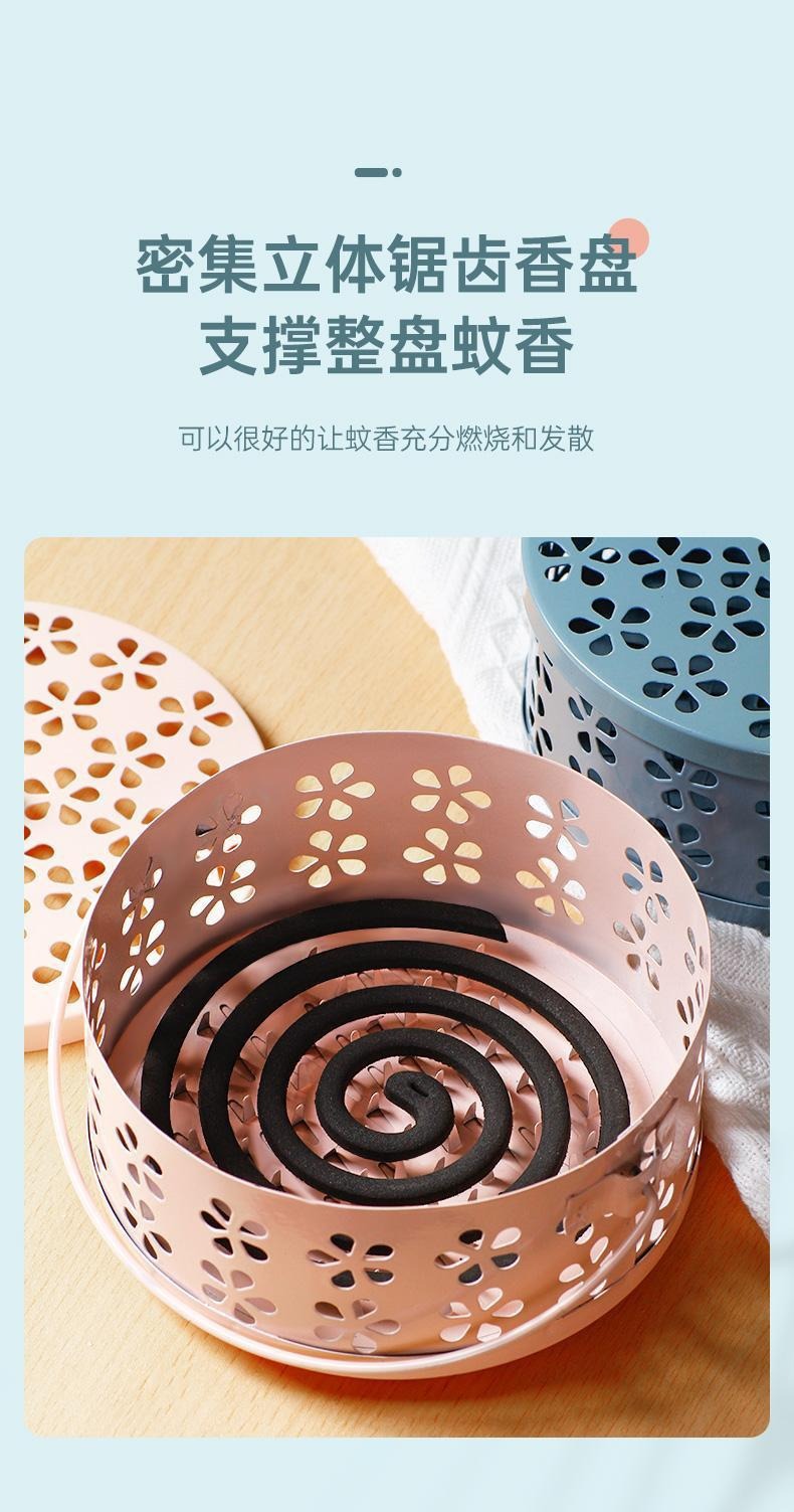 Wholesale of mosquito incense boxes, creative mosquito incense burners, mosquito incense stands, ironwork fireproof covers, household indoor aroma diffusers, mosquito incense trays pic 11