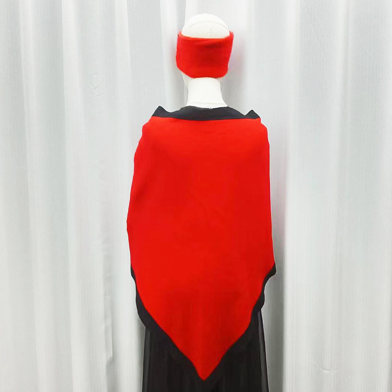 上海故事空调房护肩肩颈披肩女夏季外搭斗篷针织三角巾两用保暖详情2