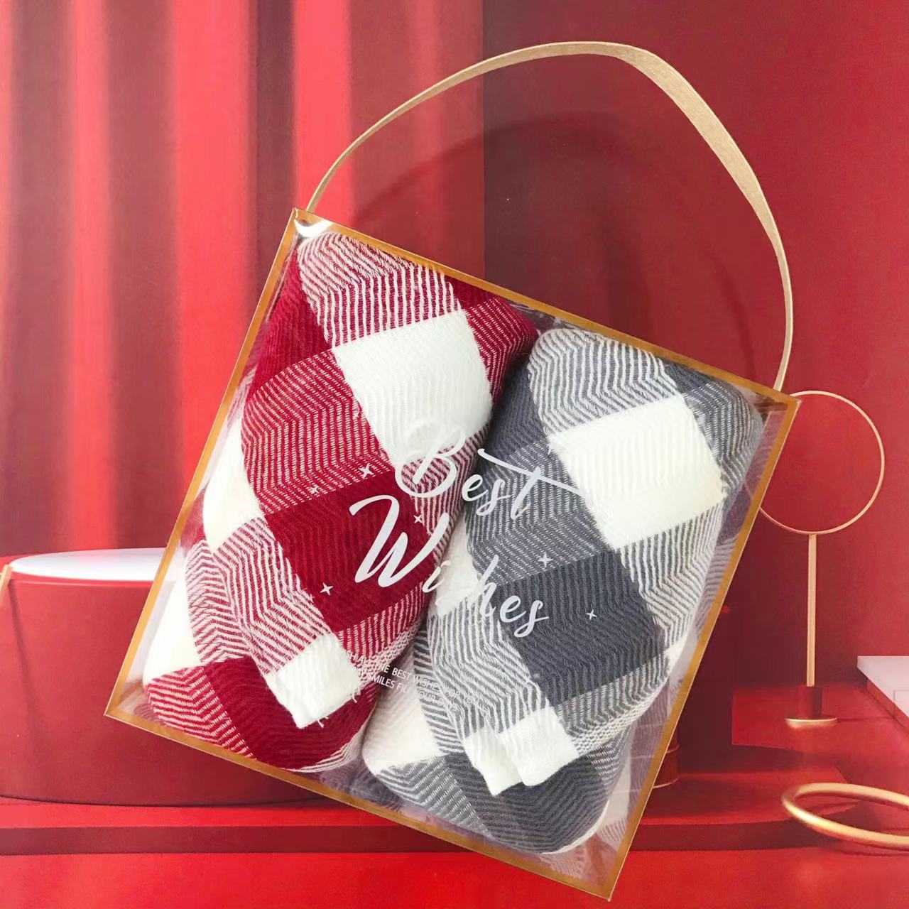 暮色亿清晨AB版毛巾成人家用棉柔加厚礼盒装婚庆伴手礼品结婚回礼详情6