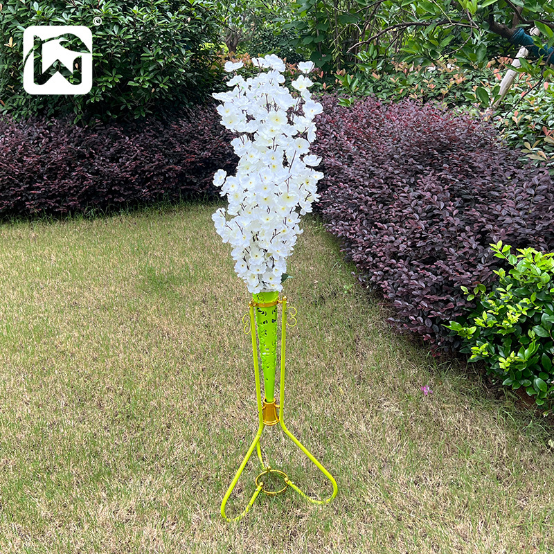 Direct sales manufacturer cross-border wedding and wedding scene wedding baskets, iron baskets, flower baskets, wedding flower stands, welcome baskets, aisle flower baskets pic 17