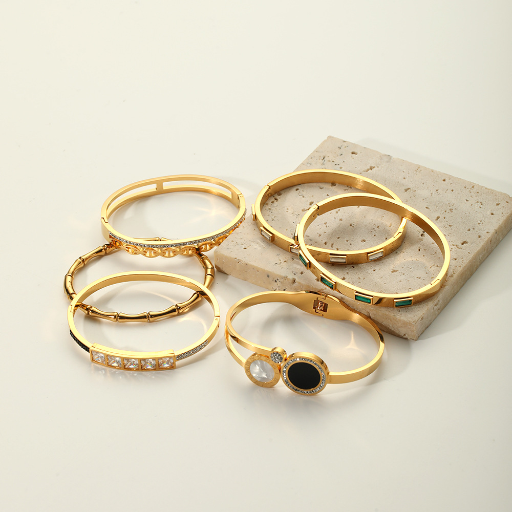 跨境亚马逊热卖时尚不锈钢脚链镀金不掉色钛钢脚饰高级感饰品批发详情16