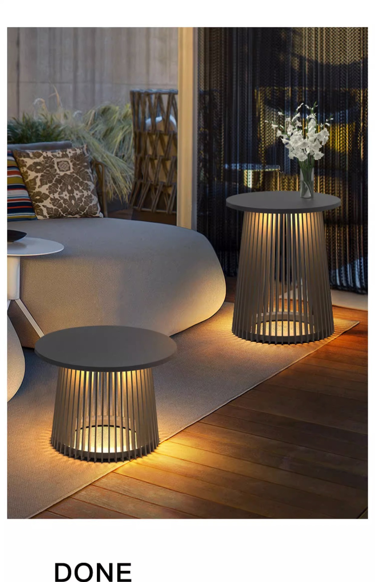 Lámparas de césped solar al aire libre lámparas de pie al aire libre luces de patio al aire libre villa a prueba de agua moderno paisaje luces pic 6