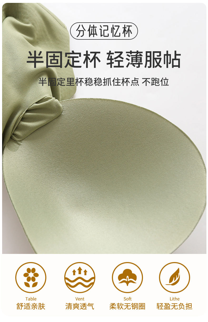 中老年新款内衣女前开扣式大码聚拢防下垂文胸上托舒适无痕胸罩详情4