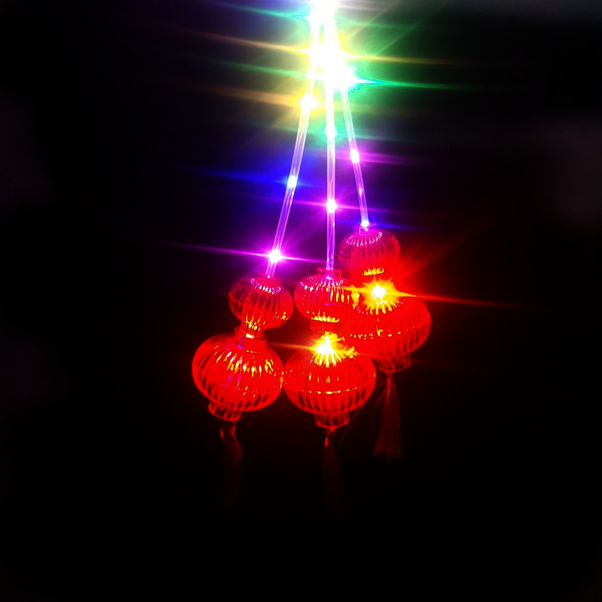 Wholesale of new luminous hand-held lanterns for children, glittering small lanterns, toys, Spring Festival event supply, ground promotion, and small gifts pic 10