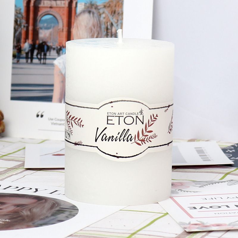 European classic aromatherapy column wax, birthday candlelight dinner, candlestick, Western restaurant, hotel decoration, church smokeless column wax pic 8