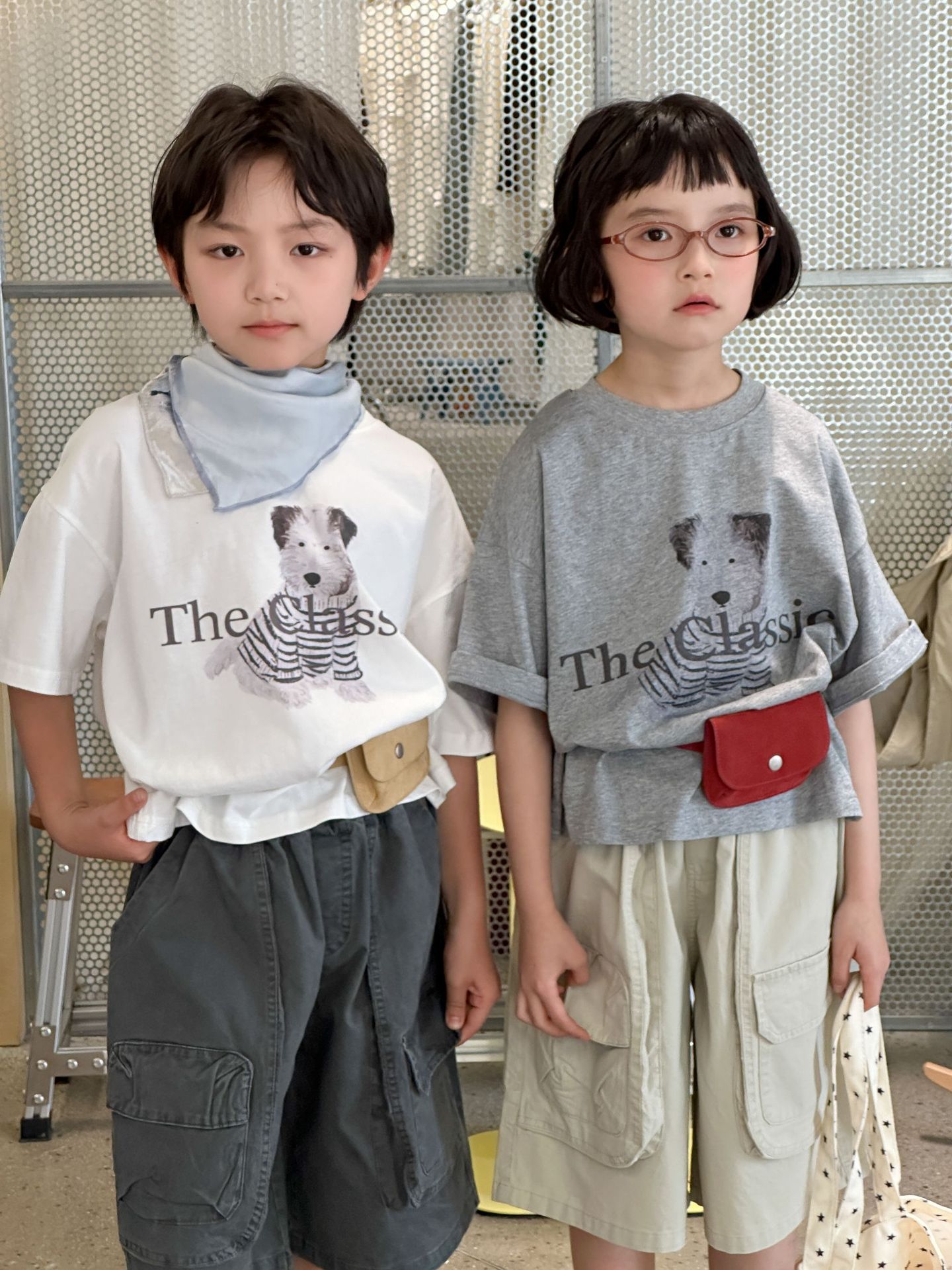 韩国童装短袖25夏季新款儿童可爱狗狗印花t恤男女童休闲百搭上衣详情10