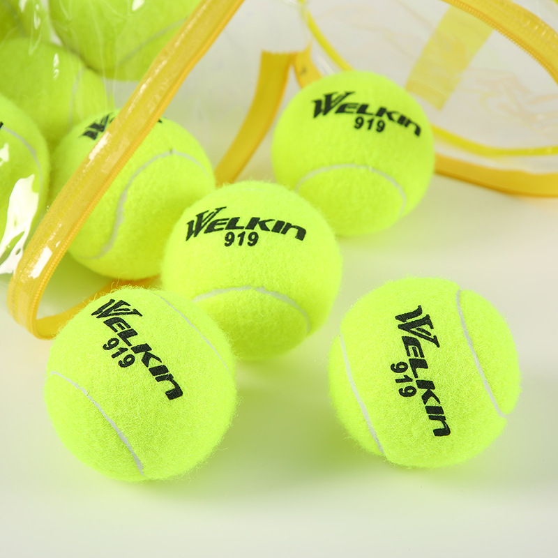 跨境训练网球 12个装训练球高弹耐打网球 户外运动网球厂家直供详情1