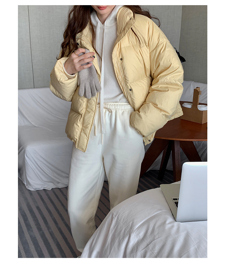 TG90% White duck down thickened down jacket for Women 2021 Winter New stand-up Collar Coat 15580(same style as 13519) pic 40