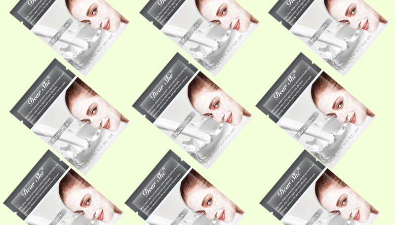 Dear She跨境牛奶吸黑头粉刺面膜膜去黑头鼻膜吸黑头撕拉式面膜详情13