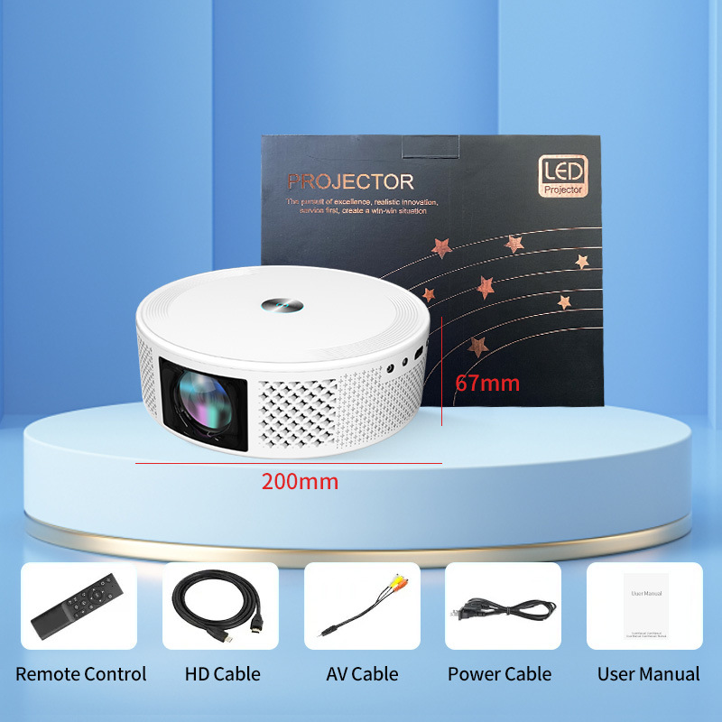 Cross-border Z8 Overseas Android 32G high-definition projector for home use, portable wireless screen projection, mobile phone wifi, home theater pic 13