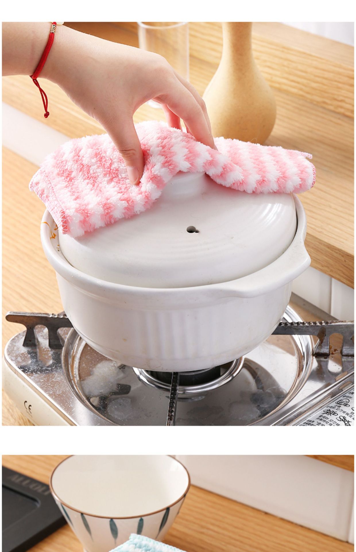 不沾油不掉毛抹布吸水洗碗布厨房清洁布小毛巾加厚擦桌擦碗百洁布详情20