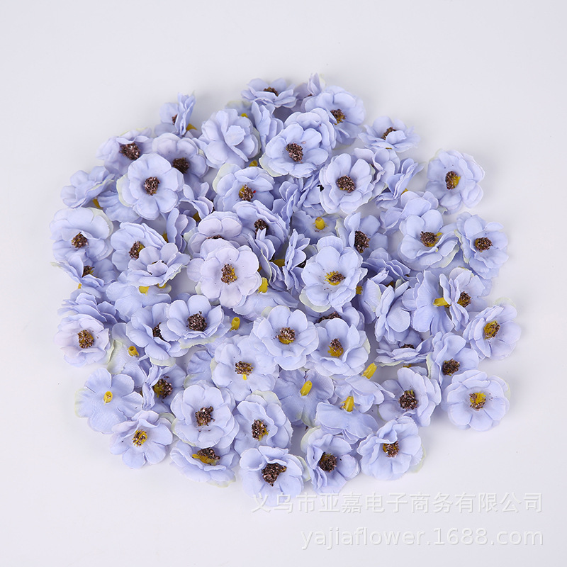 Three-layer Daisy simulation flower head diy handmade headwear hat decoration material cross-border bestseller new product Little flower pic 14