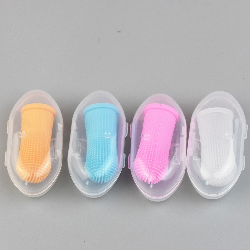 Pet cleaning products: Safe and durable silicone finger cots, dog oral cleaning, pet finger toothbrushes pic 2