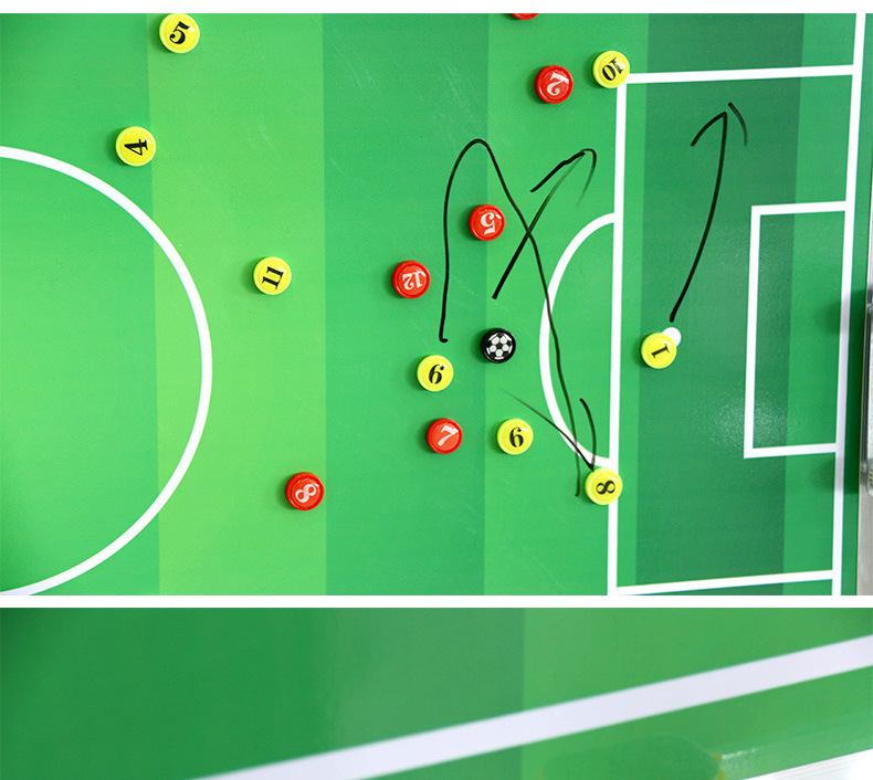 大号支架式教练示教板足球战术板教练沙盘磁性可擦写足球指挥板详情12
