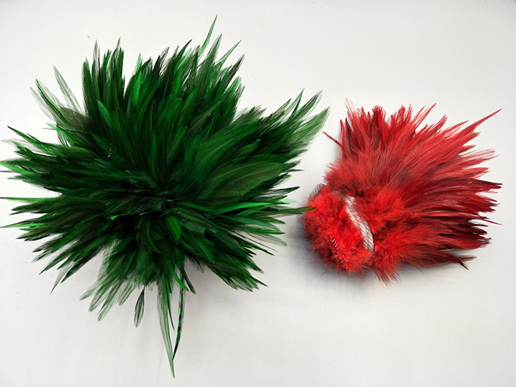 Hunan origin: 5-6-inch colorful chicken feathers, cat toys, dream catchers, hat flower accessories, DIY feathers pic 35