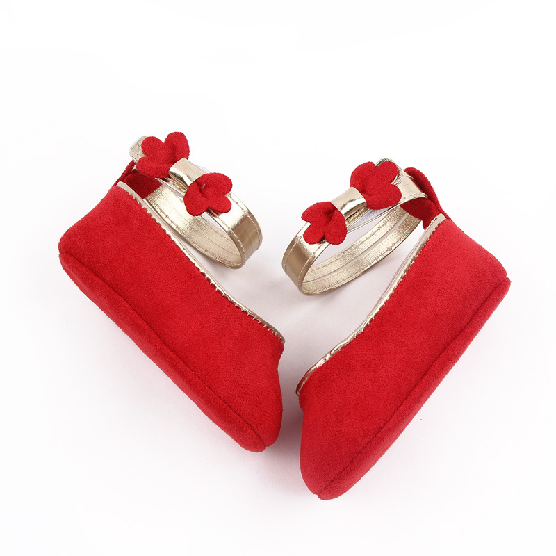 0-1 New anti-slip baby shoes, Princess shoes, soft-soled baby shoes, anti-drop walking shoes, baby shoes M22-12 pic 4