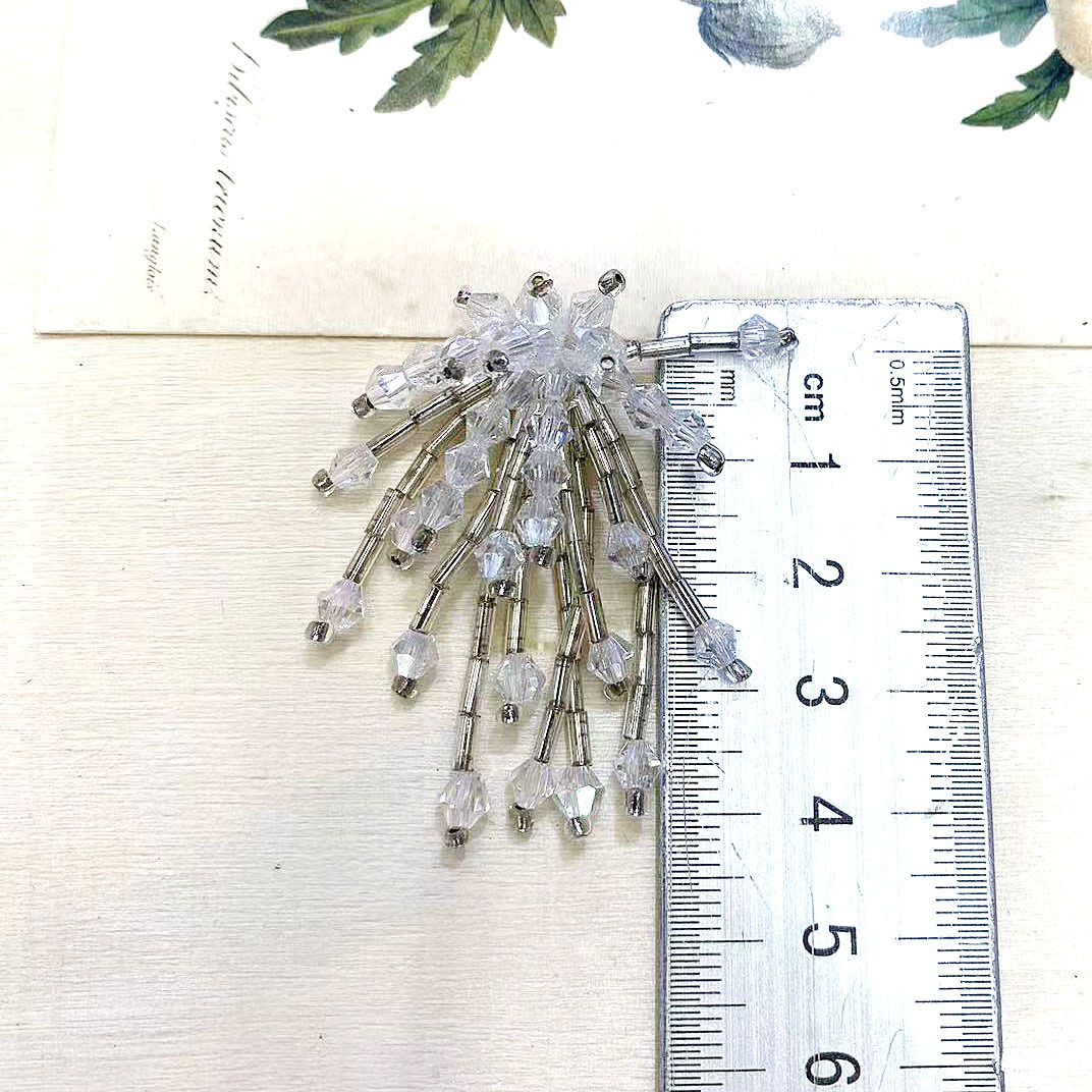 汉服流苏步摇米珠耳环半成品头饰配件手工串珠水晶加工辅料发饰详情6