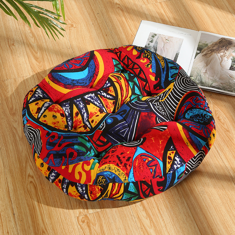 波西米亚民族风圆形大坐垫飘窗榻榻米坐垫客厅沙发地板打坐垫详情21