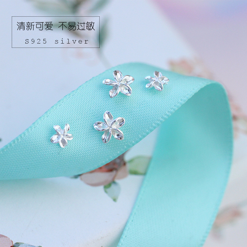 S925银耳钉清新耳饰流行养耳洞礼物详情10