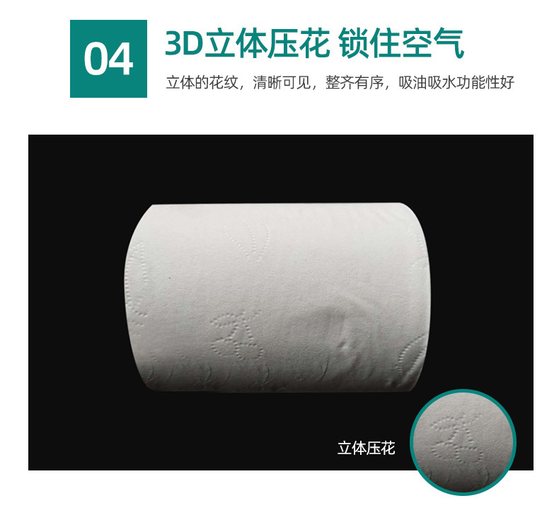 Wholesale of 4-layer thickened roll paper for hotel hygiene and guesthouse rooms in stock, 100G, 100 rolls per box pic 4