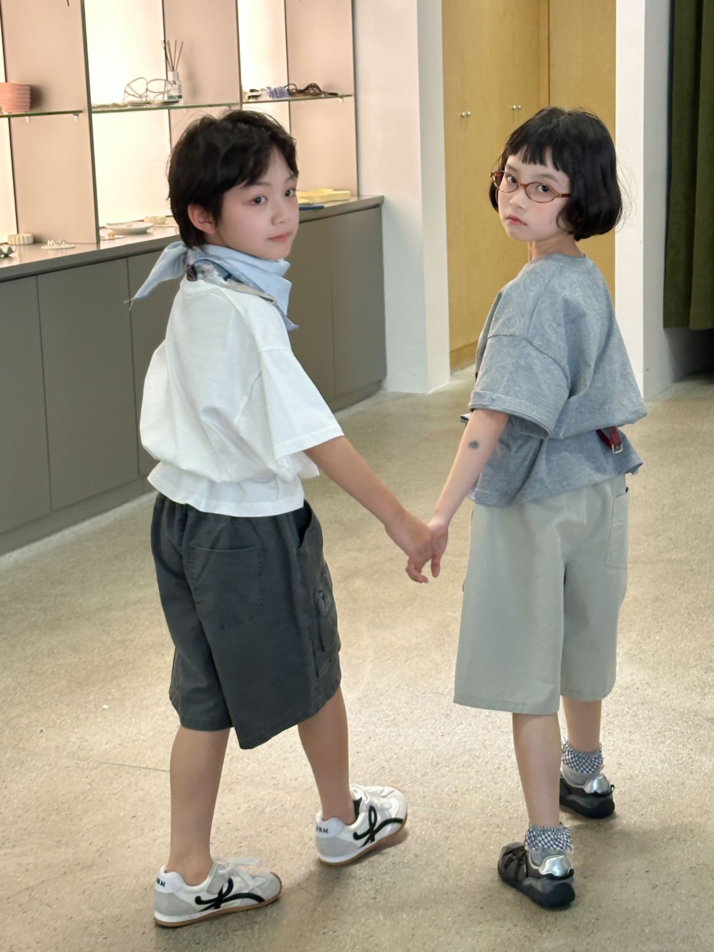 韩国童装短袖25夏季新款儿童可爱狗狗印花t恤男女童休闲百搭上衣详情21