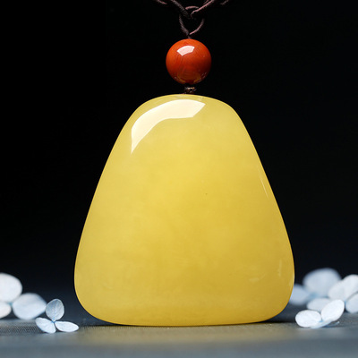 直播琥珀新款老蜜蜡女款 S925银蓝珀耳钉 血珀圆珠耳坠饰品详情15