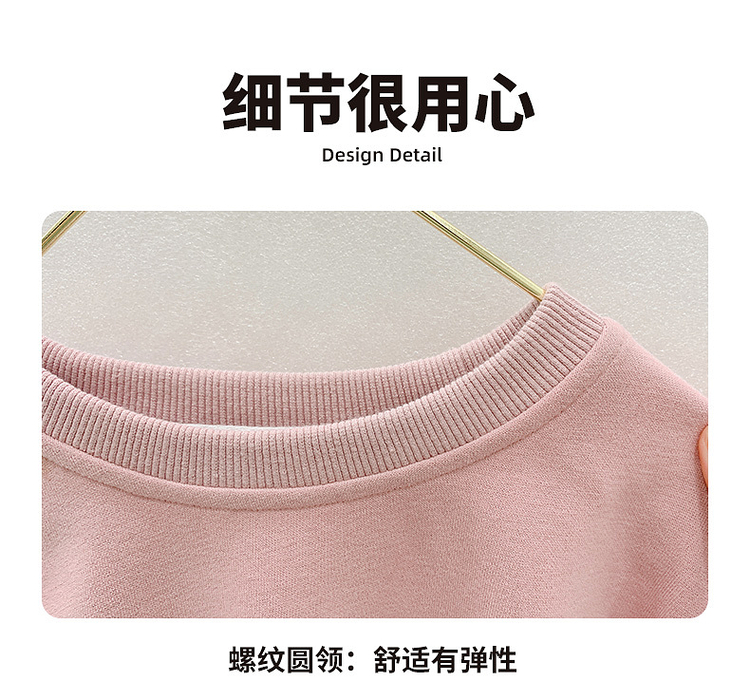 小瑜哥女童卡通卫衣春装2025新款圆领童装上衣儿童春装长袖套头衫详情20