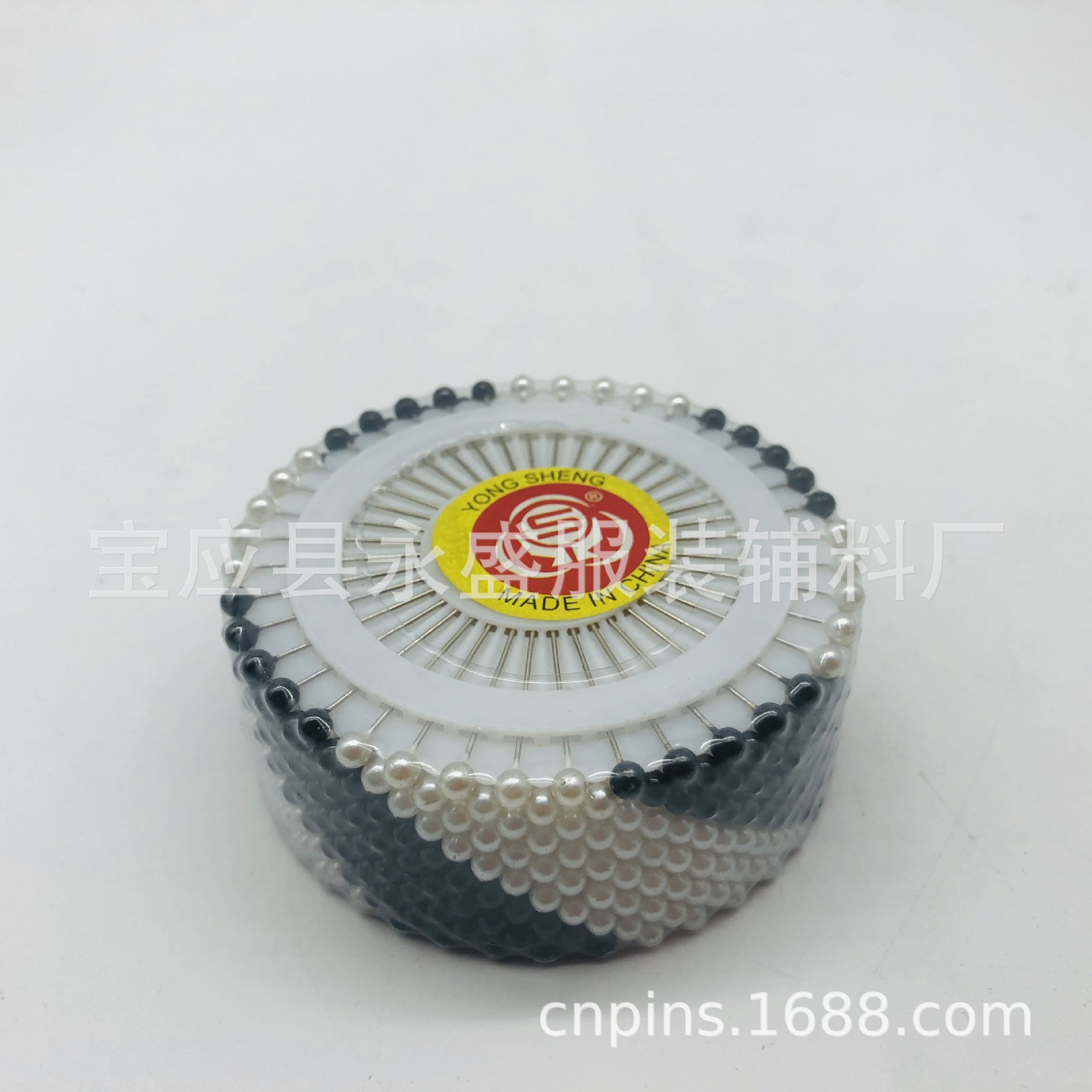 厂家批发480枚彩色珠光针盘4*0.6*38mmDIY服装定位珠针供应详情5