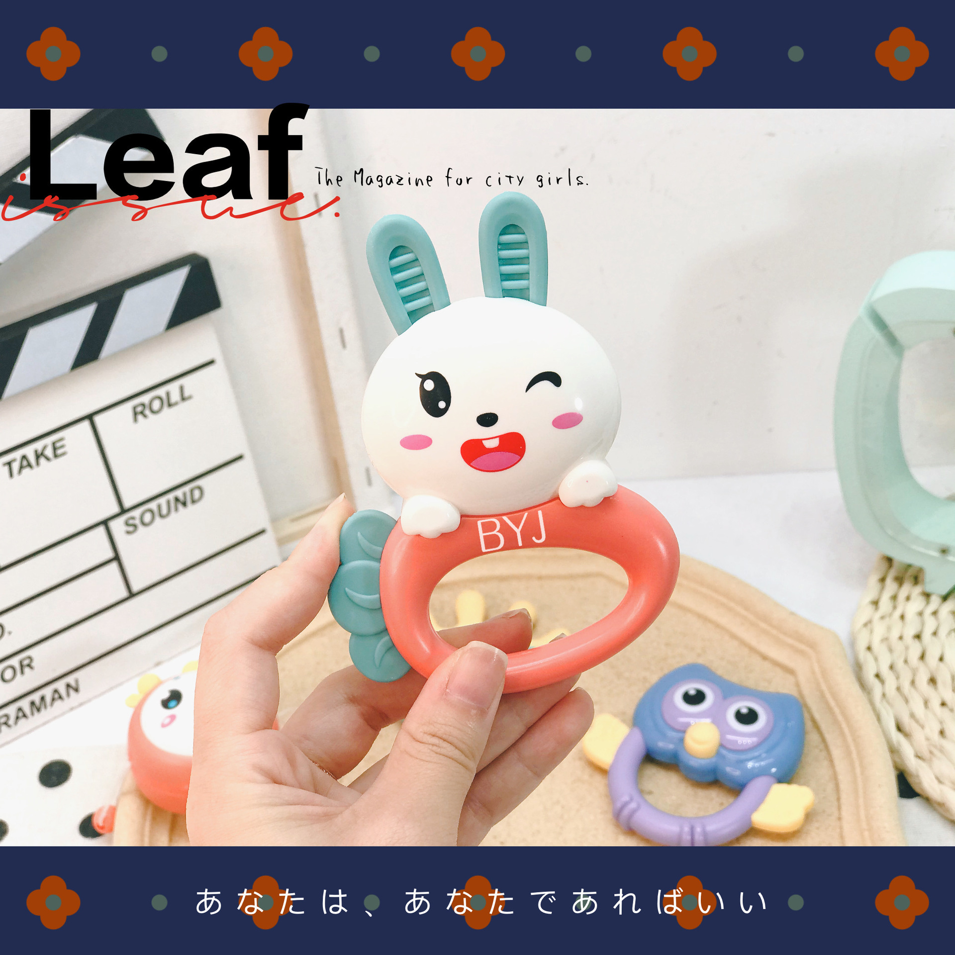 婴儿玩具手摇铃可咬3-6-12个月新生幼儿手抓握音乐拨浪鼓宝宝益智详情3