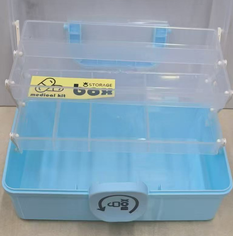 New family medicine box, large-capacity home medicine storage box, health and medical emergency large first aid pic 1