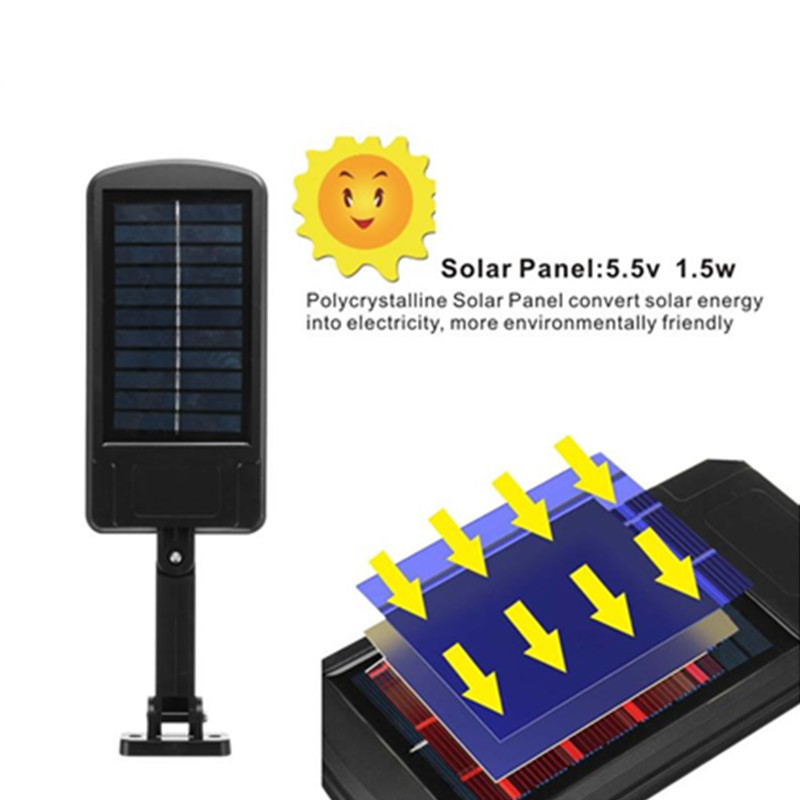 2021 Best-selling COB solar street lamps, wall lamps, human-sensing remote control waterproof outdoor rural household garden lamps pic 16