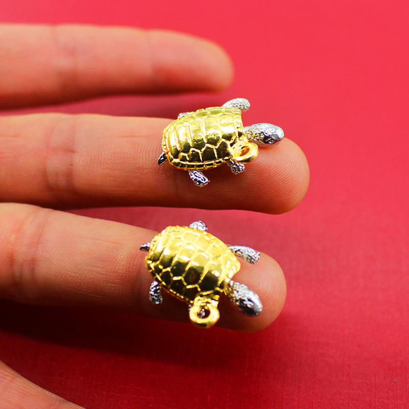 Bell Golden Turtle Keychain mobile phone pendant, Auspicious Prosperity tree pendant, gold and silver Turtle mobile phone pendant, Golden Turtle King Eight pic 22