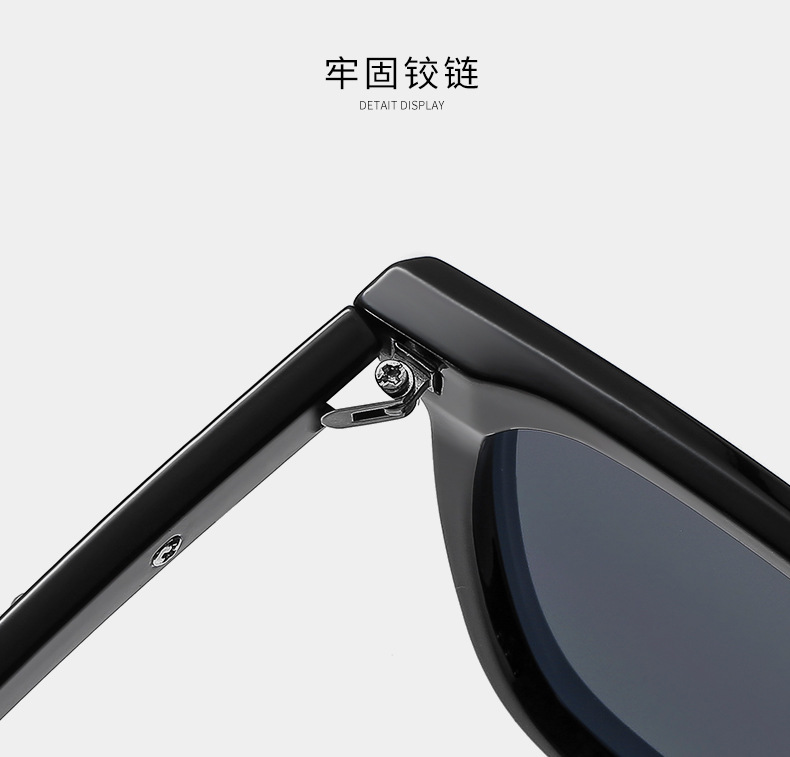 时尚墨镜女防晒新款高级感偏光镜茶色男太阳眼镜防紫外线司机开车详情22