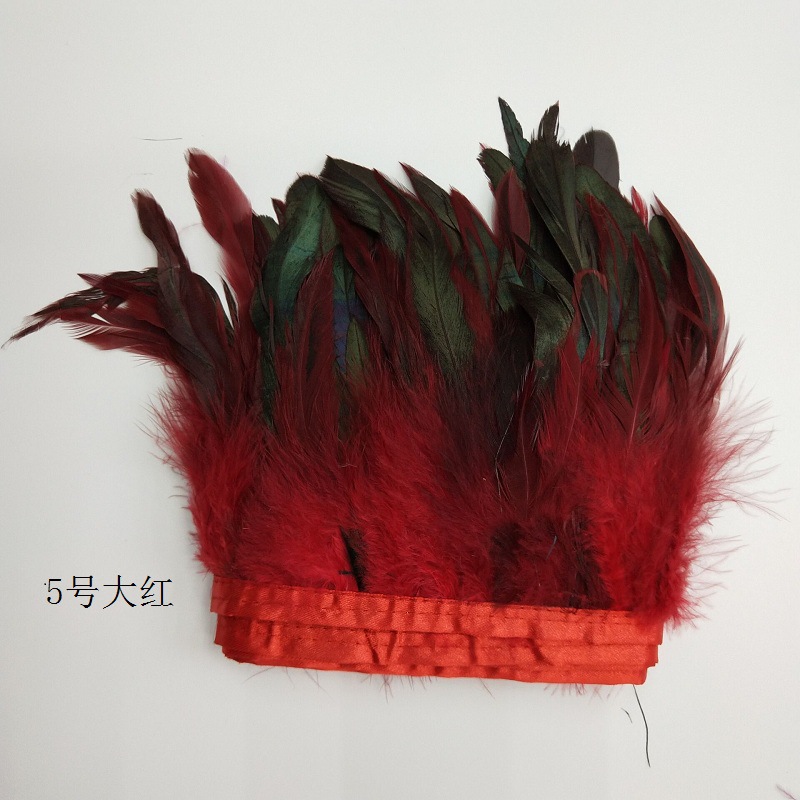 Feather fabric straps, fabric edges, clothing accessories, woolen strips, diy landscape decoration handicrafts and accessories from the manufacturer pic 4