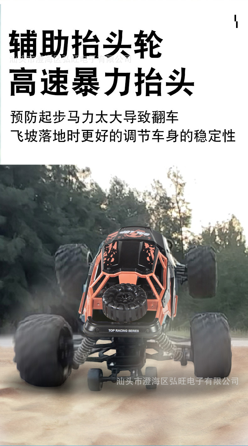 跨境1：16遥控高速车 越野车四驱大脚攀爬车男孩玩具遥控车RC批发详情15