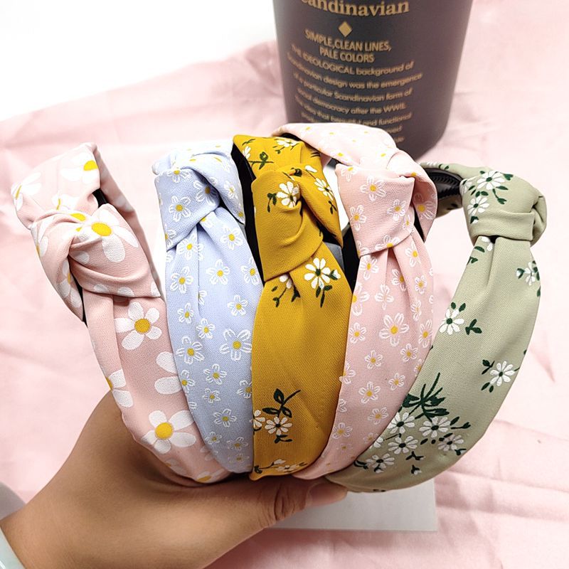 韩版发箍古风布艺头箍简约百式交叉打结显脸小发卡头扣发饰批发详情9