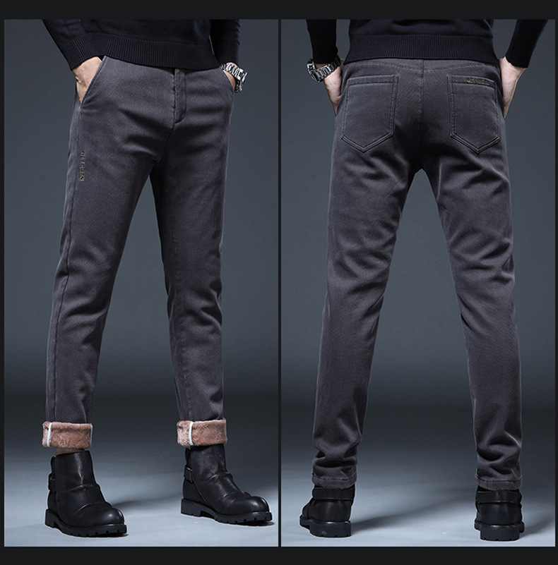 新款秋冬季男士休闲裤男帅气韩版小脚裤弹力运动青年长裤子男潮流详情34