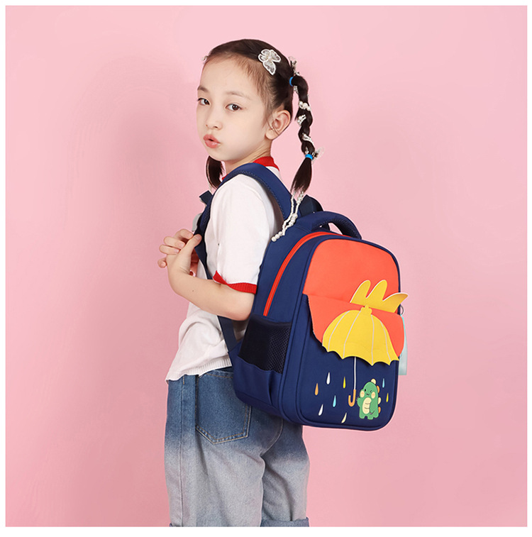 New color-matched cartoon backpack for middle and large classes of primary school students, as well as backpacks for boys and girls in preschool classes pic 23