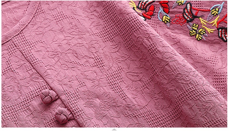 Summer clothing sets for middle-aged and elderly people, cotton and linen, short-sleeved for grandmothers and mothers, summer pure cotton T-shirts, clothes for the elderly and grandmothers pic 24