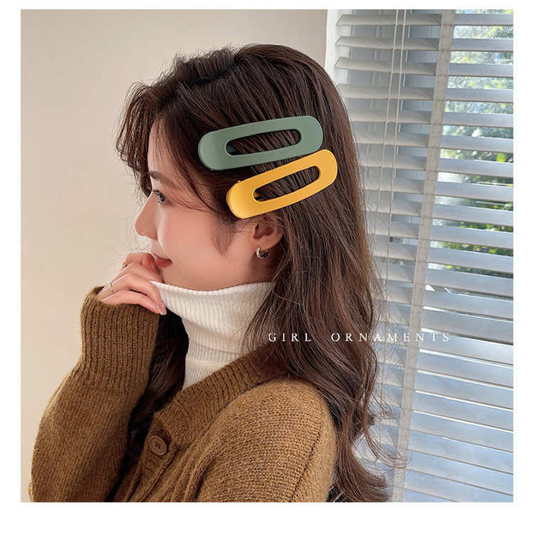 Large-sized hair clips for women, Korean style headwear, bangs clips, side hair clips, back of the head, duckbill clips, new plastic hair clips pic 26