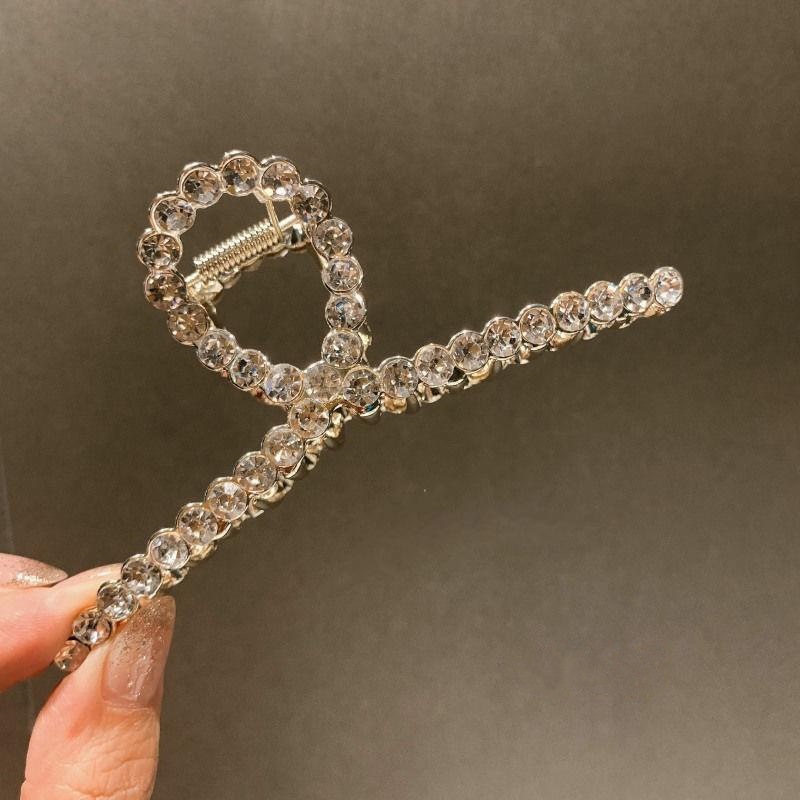 韩国新款珍珠蝴蝶盘发合金抓夹后脑勺大号鲨鱼发夹气质发夹头饰女详情21